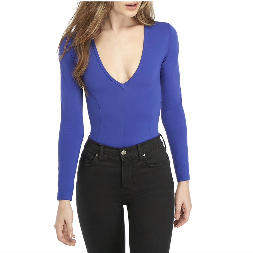 💙Intimately Free People silky blue body suit💙